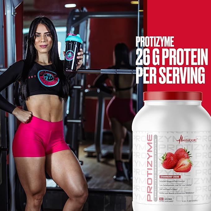 Metabolic Nutrition, Protizyme, 100% Whey Protein 24 Essential 4 Pound (52 ser)
