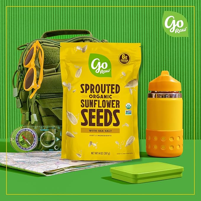 Go Raw Organic Sprouted Sunflower Seeds, 14 oz,