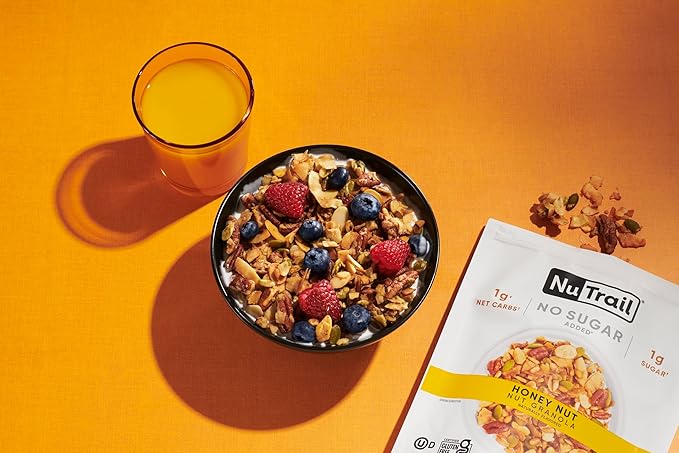NuTrail Nut Granola Cereal, Honey Nut, 8 oz. 3 Count