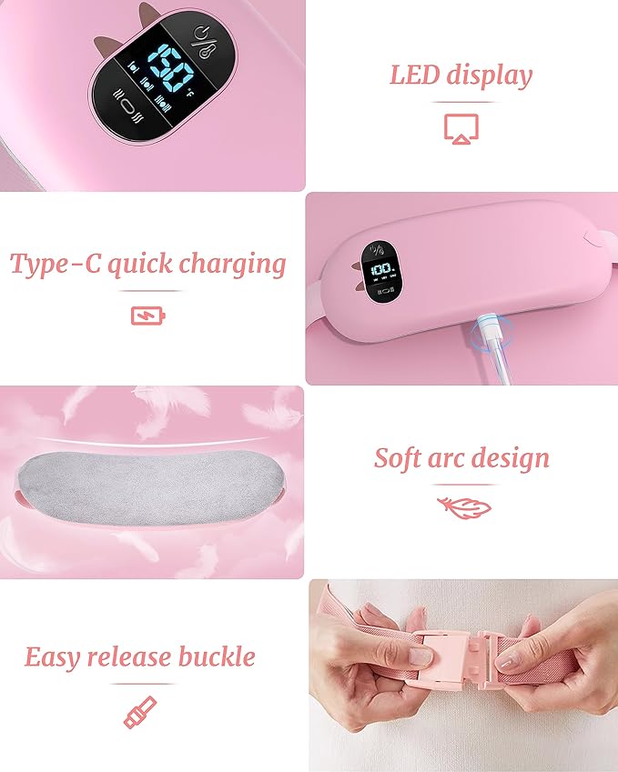FSA HSA Eligible Portable Heating Pad 6 Heat 6 Massage