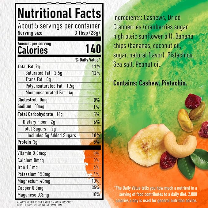 Planters Nutrition Energy Mix With Dried 5.5 Oz
