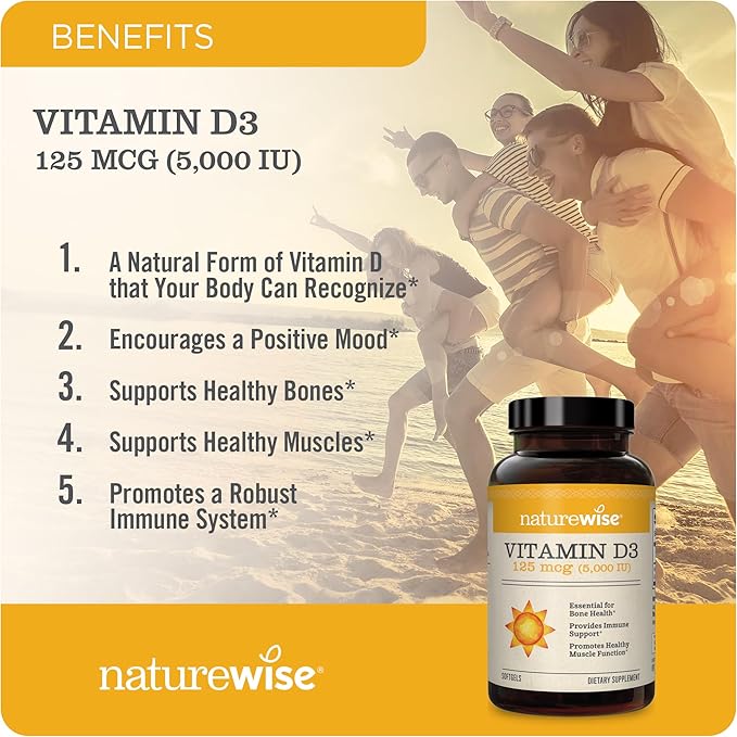 NatureWise Vitamin B12 1,000 mcg 150 D3 5000iu 5000iu 360 360 Mini