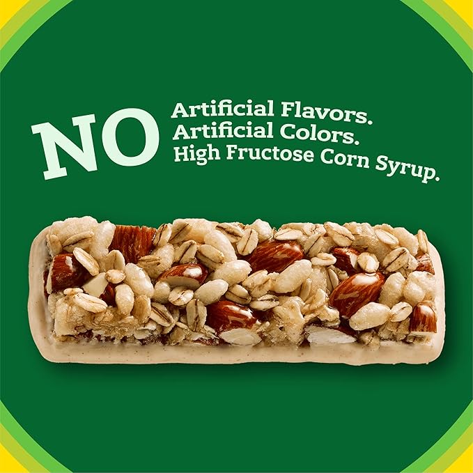 Nature Valley Granola Bars, Sweet and Salty Nut, Almond, 6 Bars, 7.2 OZ (Pack of 12)
