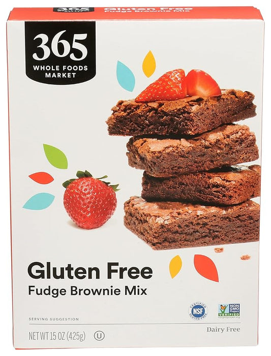 365 by Whole Foods Market, Gluten Free Brownie Mix, 15 Ounce