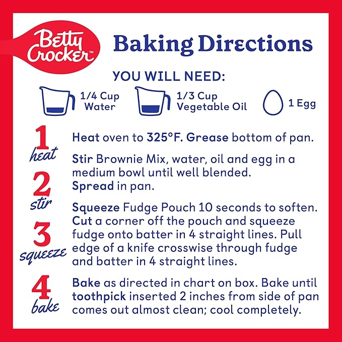 Betty Crocker Delights Supreme Fudge Brownie Mix, 19.1 oz.