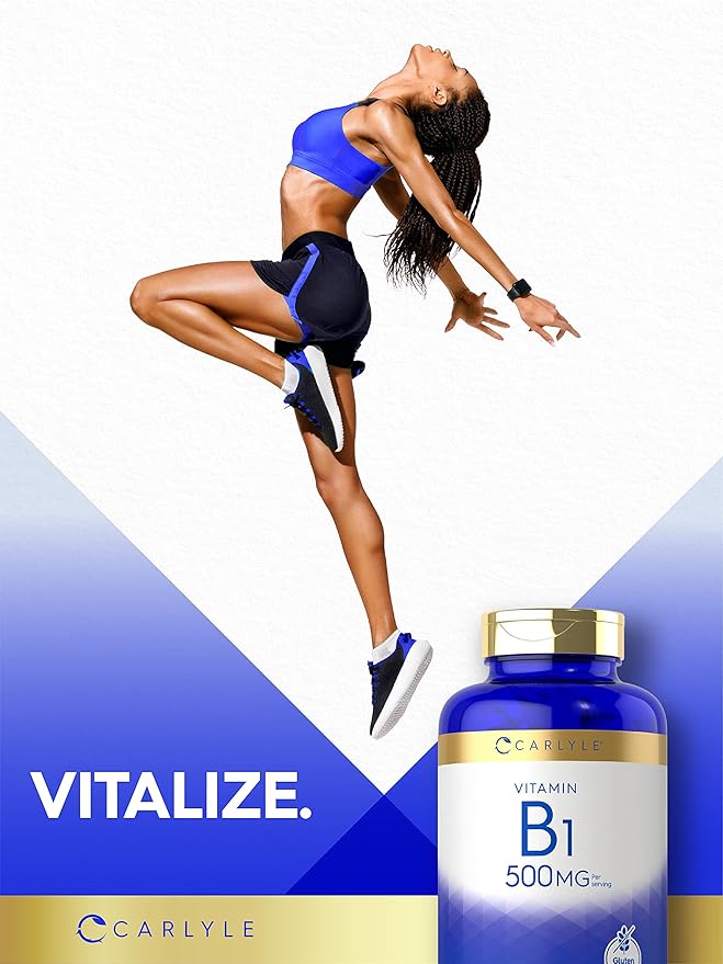 Carlyle Vitamin B1 500mg (Thiamine) 200 Vegetarian