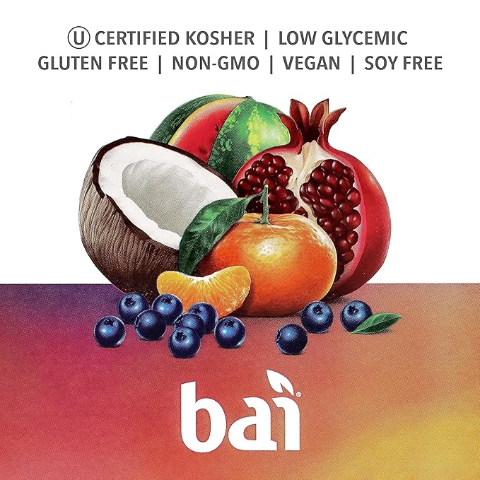Bai Water Sunset Variety Pack, 18 fl oz, 15 Count (220-00656)