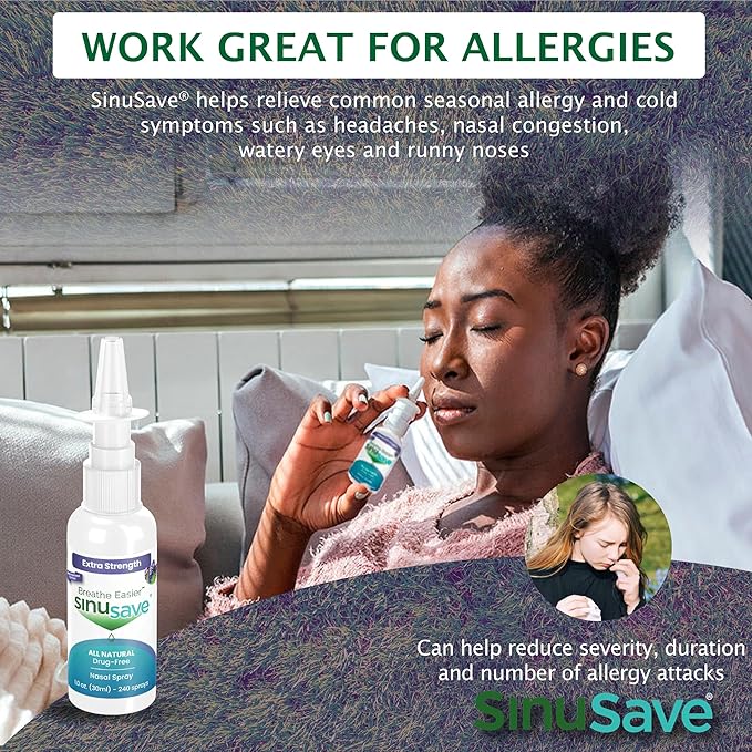 Extra Strength/All-Natural, Drug-Free, Nasal Wash & 1 oz