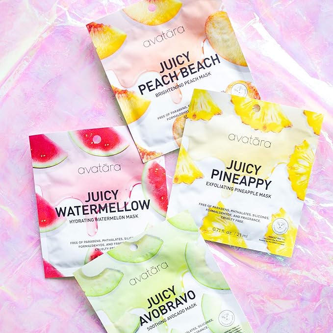 Avatara Juicy Face Mask Set of 4, Face