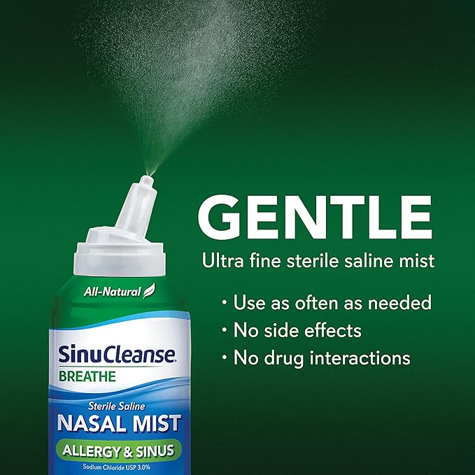 SinuCleanse Allergy & Sinus Sterile Saline 7.5 Oz,