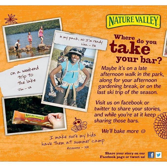 Nature Valley Granola Bars, Sweet and Salty Nut, Almond, 6 Bars, 7.2 OZ (Pack of 8)