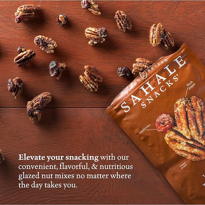 Sahale Snacks Valdosta Pecans Glazed Mix, 4 Ounces 6)
