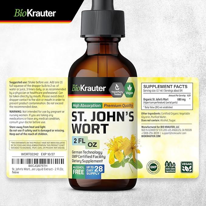 St John's Wort Tincture 2 Fl.Oz.
