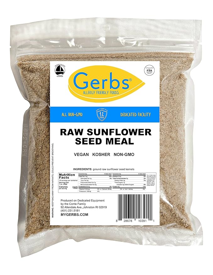 Ground Sunflower Seed Meal, 1 LB 14 Food