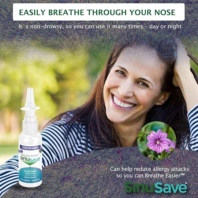 Extra Strength/All-Natural, Drug-Free, Nasal Wash & 1 oz