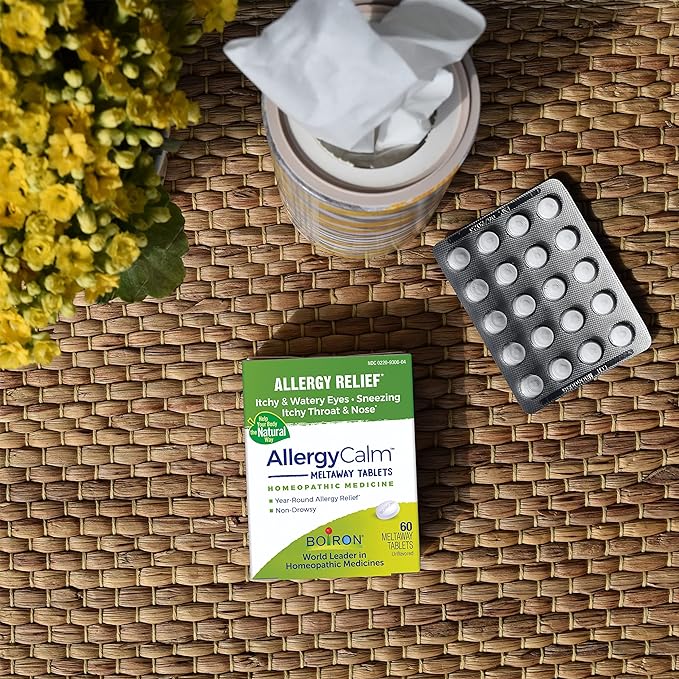 BOIRON AllergyCalm Tablets for Relief from 60 Count
